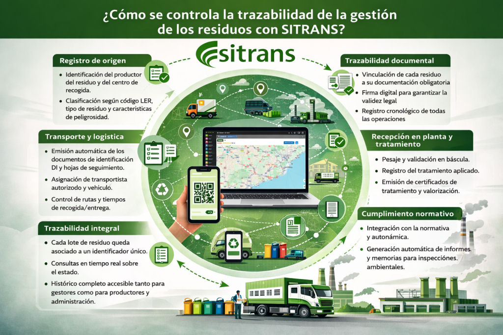 Control de trazabilidad del residuo en SITRANS